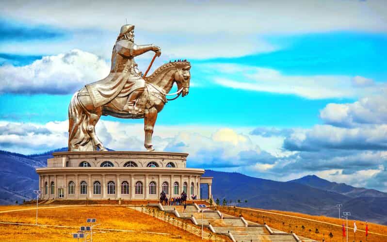 From Ulaanbaatar: Genghis Khan Statue NationalPark CamelRide - Terelj National Park: Turtle Rock and the Outdoor Reset