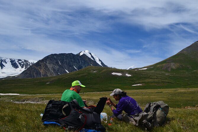 Mongolia Trekking Tour in the Altai Tavan Bogd National Park - Kazakh eagle hunter family stay and Waterfall Valley hiking